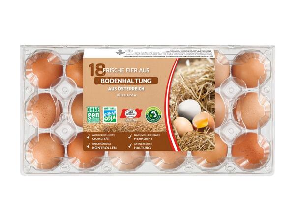 Eier aus Bodenhaltung