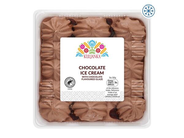 Kuljanka Ice Cream with Chocolate Flavoured Glaze