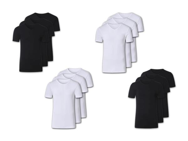Herren Feinripp-Unterziehshirt, 3 Stück