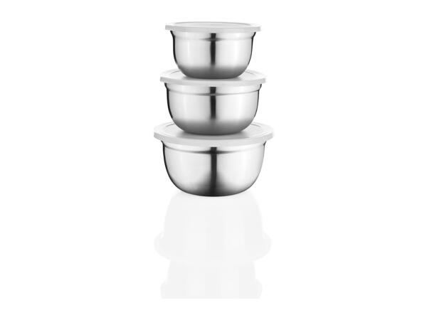 Ernesto Stainless Steel Bowls - Set of 3