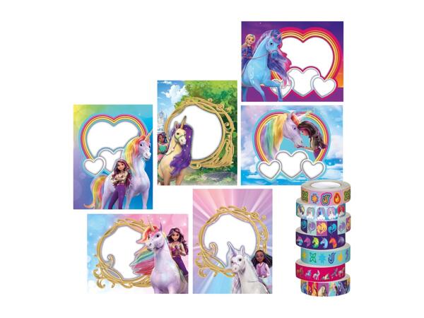 Unicorn Academy Tape Art Cards