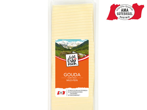 Gouda in Scheiben