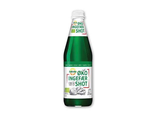 Økologisk ingefærshot