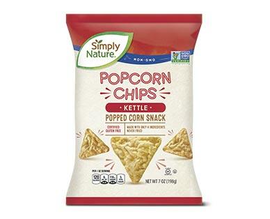 Simply Nature Kettle or White Cheddar Popcorn Chips
