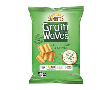 Grain Waves Sour Cream & Chives 170g