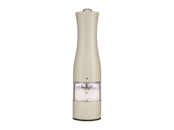 Silvercrest Kitchen Tools Electric Salt Or Pepper Mill - Beige
