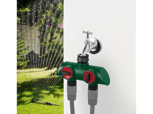 2-way splitter, irrigation timer, water meter or spray lance