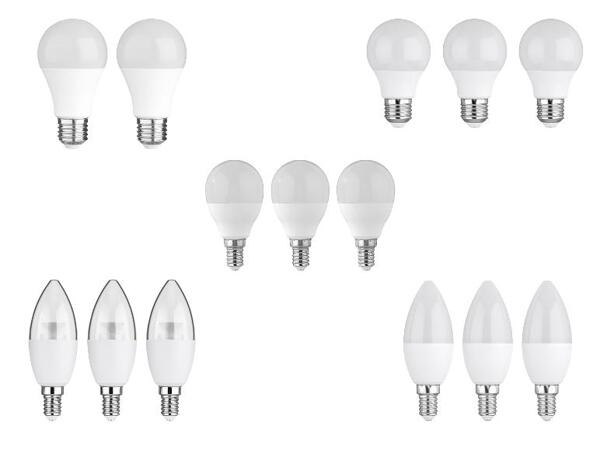 LED žárovka, E14/E27