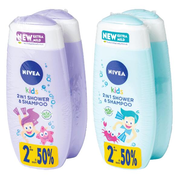 NIVEA(R) Douchegel voor kinderen, 2 st.