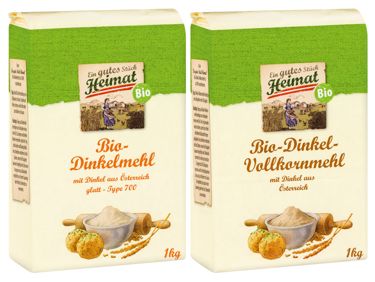 EIN GUTES STÜCK HEIMAT BIO Bio-Dinkel-Vollkornmehl