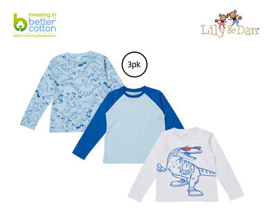 Children's Long Sleeve Tee 3pk