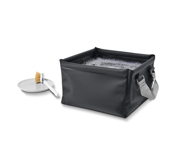 Rocktrail Solární sprcha, 25 l / Kanystr na vodu, 20 l / Kempinkový dřez / Šňůra na prádlo
