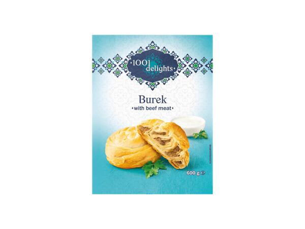 Burek with beef meat