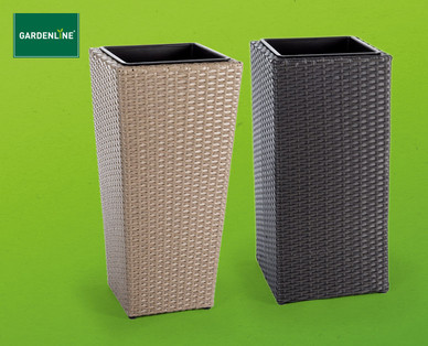GARDENLINE Terrassentopf in Rattanoptik