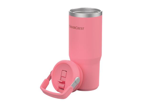 Silvercrest Pink Stainless Steel Insulated Mug
