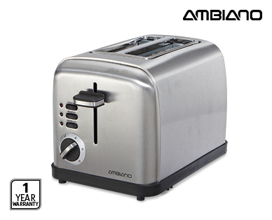 2 Slice Stainless Steel Toaster