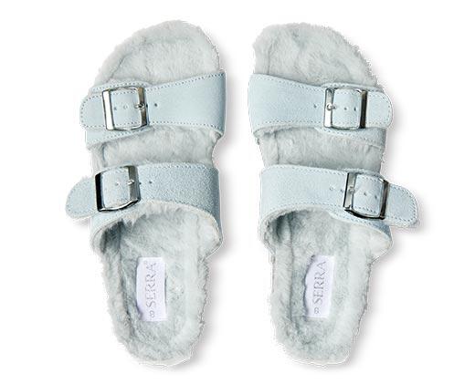 Royal Class or Serra 
 Men's or Ladies' Faux Fur Sandals