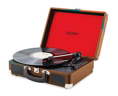 Turntable with Suitcase