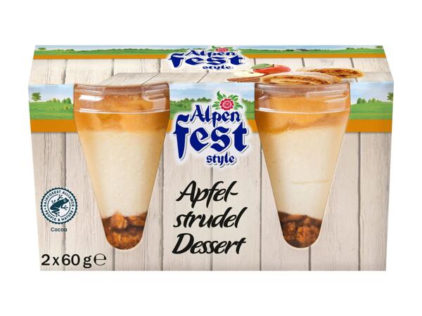 Verres à dessert Strudel aux pommes