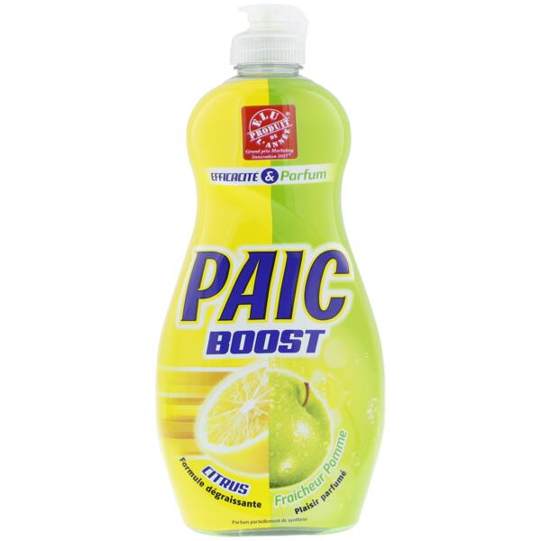 Boost liquide vaisselle Paic Citron et Pomme