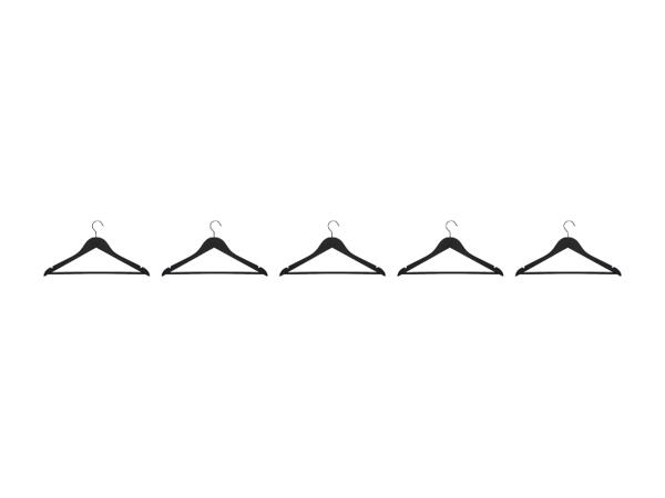 Wooden Clothes Hangers, 5 pieces