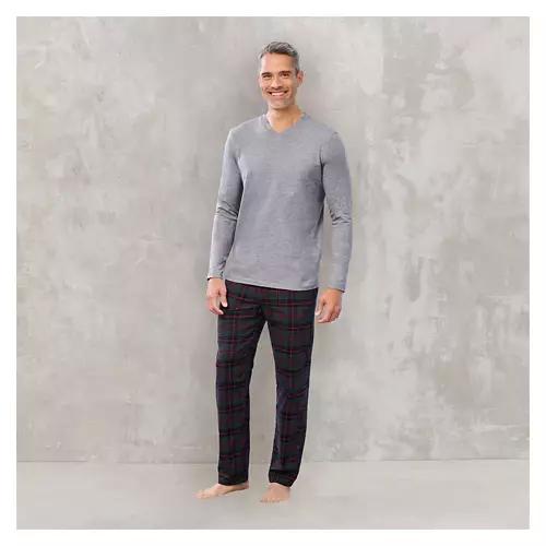 Men's 2 Piece Sleepwear Set - Light Gray, S