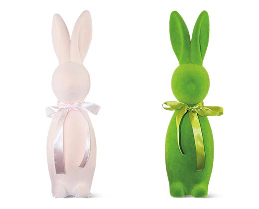 Huntington Home Flocked Bunny