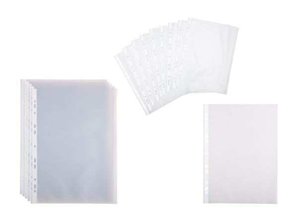 Pochettes transparentes A4, set de 50