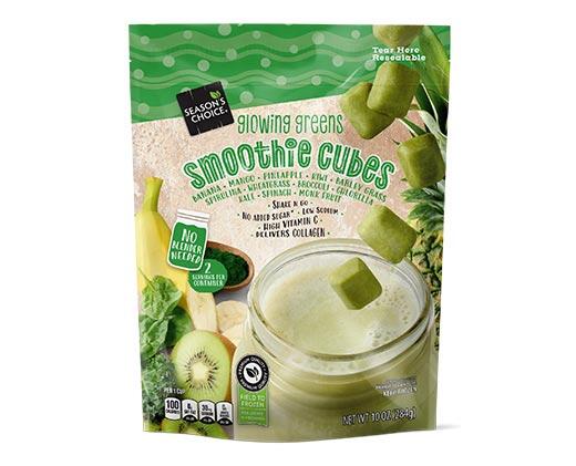 Season's Choice Smoothie Cubes Glowing Green or Get Up and Go