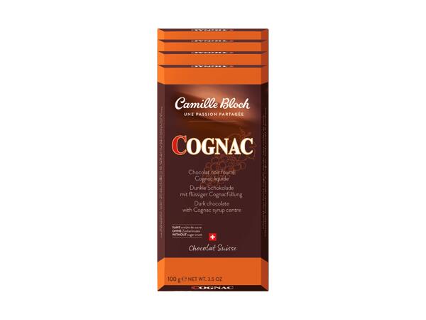 Tablette de chocolat Camille Bloch Cognac