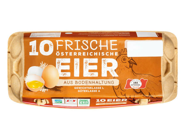 Eier aus Bodenhaltung