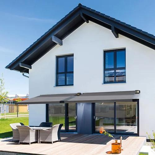 HOME DELUXE, Vollkassettenmarkise elektr,395x300,anth