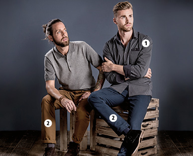 Chemise pour hommes/Pantalon pour hommes HANBURY MEN'S FASHION