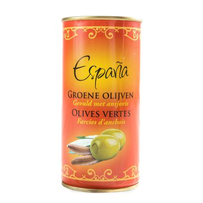Olives vertes à la pâte d'anchois