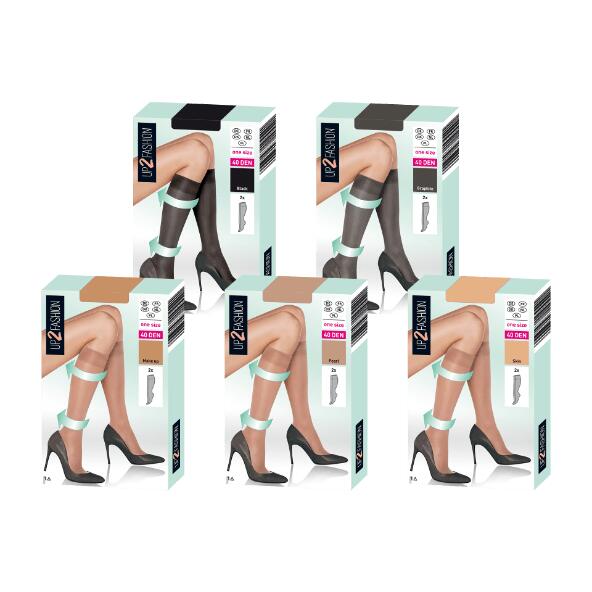 UP2FASHION 	 				Støtteknæstrømper