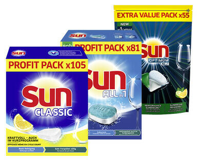 SUN 
 PASTILLES POUR LAVEVAISSELLE