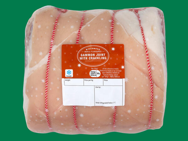 Birchwood Maple-Flavoured Gammon Joint with Crackling