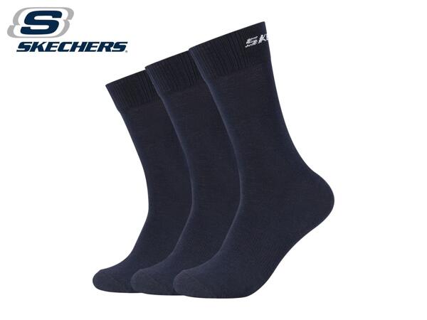 Skechers High Socks - 3 pairs - Navy