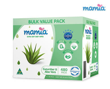 Baby Wipes 6 x 80pk