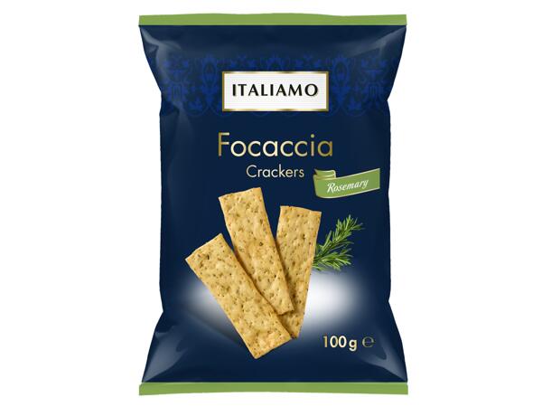 Focaccia-Crackers