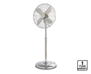 40cm Chrome Pedestal Fan