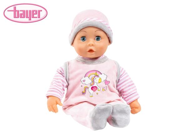 Bayer Design Piccolina First Words Baby In Light Pink Outfit