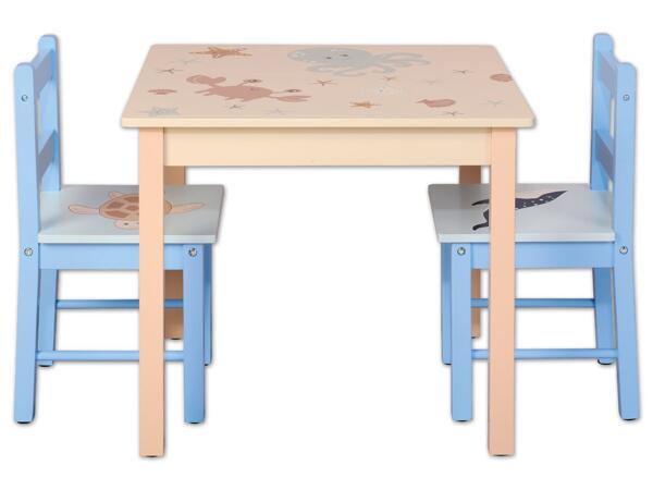 Kinder Tisch mit 2 Stühlen