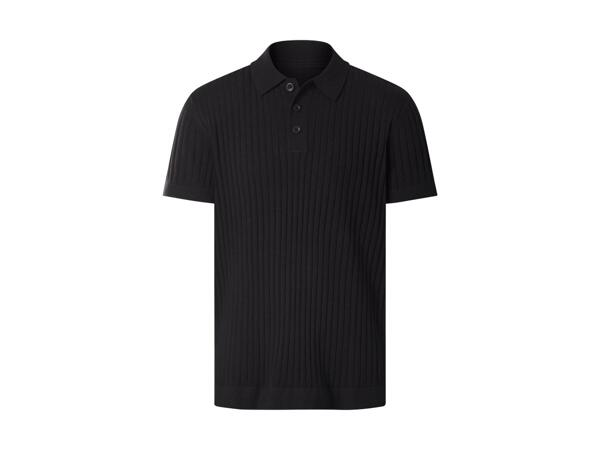 Men's Knitted Polo Shirt