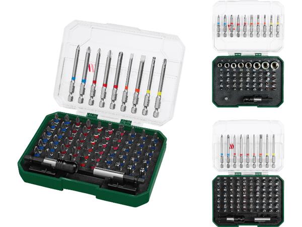 Bits, set/bits- och hylsnyckel-set