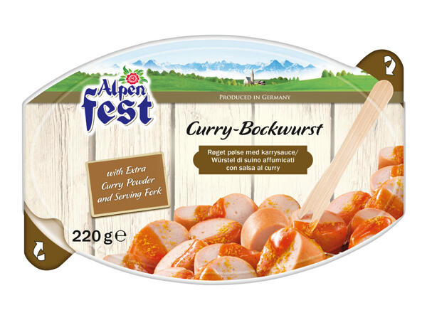 Alpenfest Curried Sausage Snack