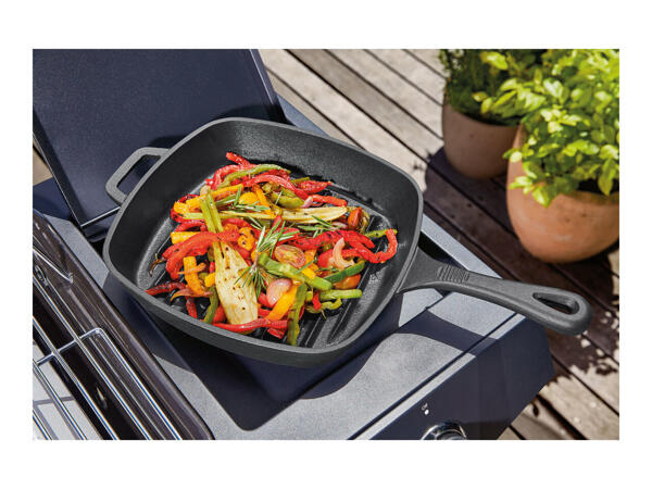Grillmeister Cast Iron Grill Pan