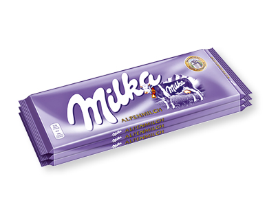 Chocolat au lait des Alpes MILKA