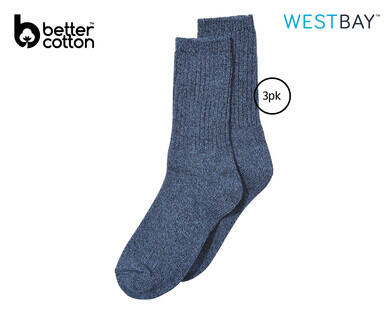 Adult's Boot Socks 3pk