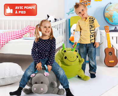 Ballon sauteur avec housse en forme d'animal TOY